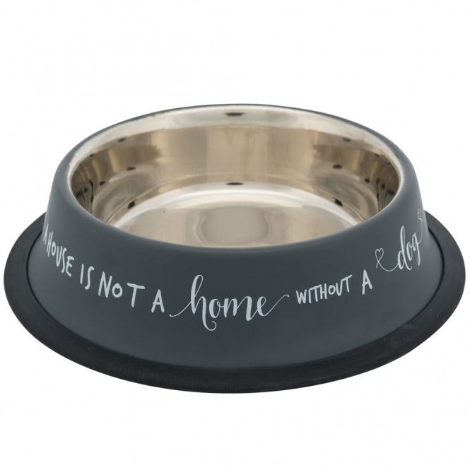Trixie Edelstahlnapf Home für Hunde - 0,9 l/ø 23 cm