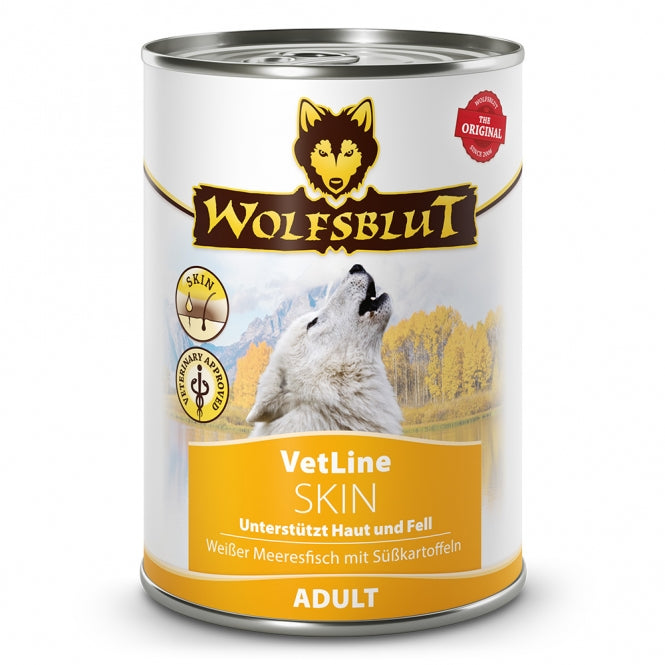 Wolfsblut Dose VetLine Skin & Coat 395g, 6 Stück