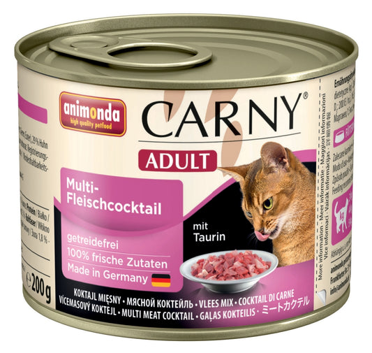Animonda Cat Dose Carny Adult Multifleisch - Cocktail - 200 g, 6 Stück