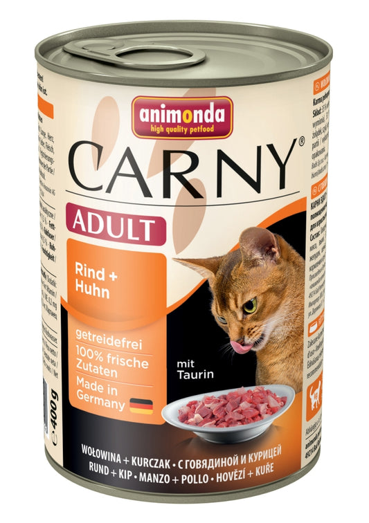 Animonda Cat Dose Carny Adult Rind & Huhn - 400 g, 6 Stück