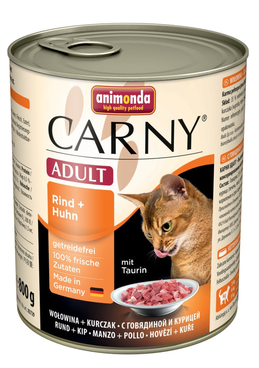 Animonda Cat Dose Carny Adult Rind & Huhn - 800 g, 6 Stück