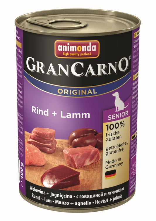 Animonda Dog Dose GranCarno Senior Rind & Lamm 400g, 6 Stück