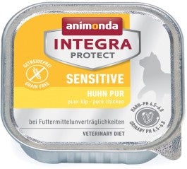 Animonda Cat Schale Integra Protect Sensitiv mit Huhn pur 100g, 16 Stück