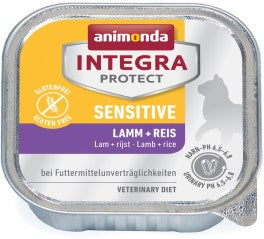 Animonda Cat Schale Integra Protect Sensitiv mit Lamm & Reis 100g, 16 Stück