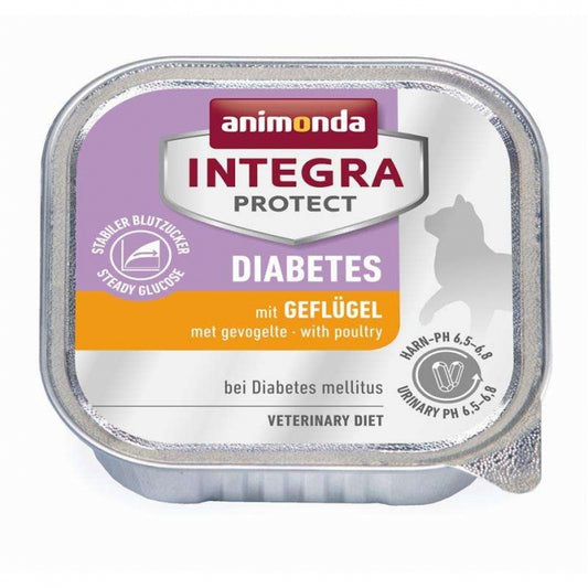 Animonda Cat Schale Integra Protect Diabetes mit Geflügel 100g, 16 Stück