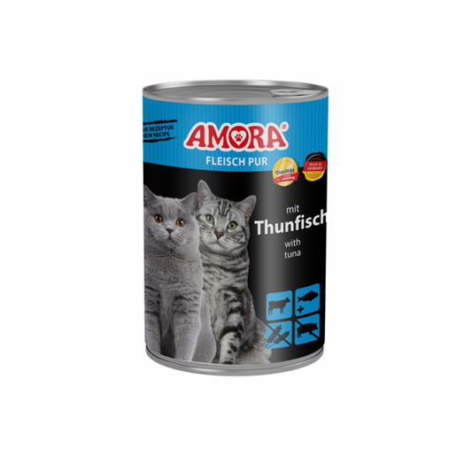 Amora Cat Dose Fleisch Pur mit Thunfisch - 400g, 6 Stück