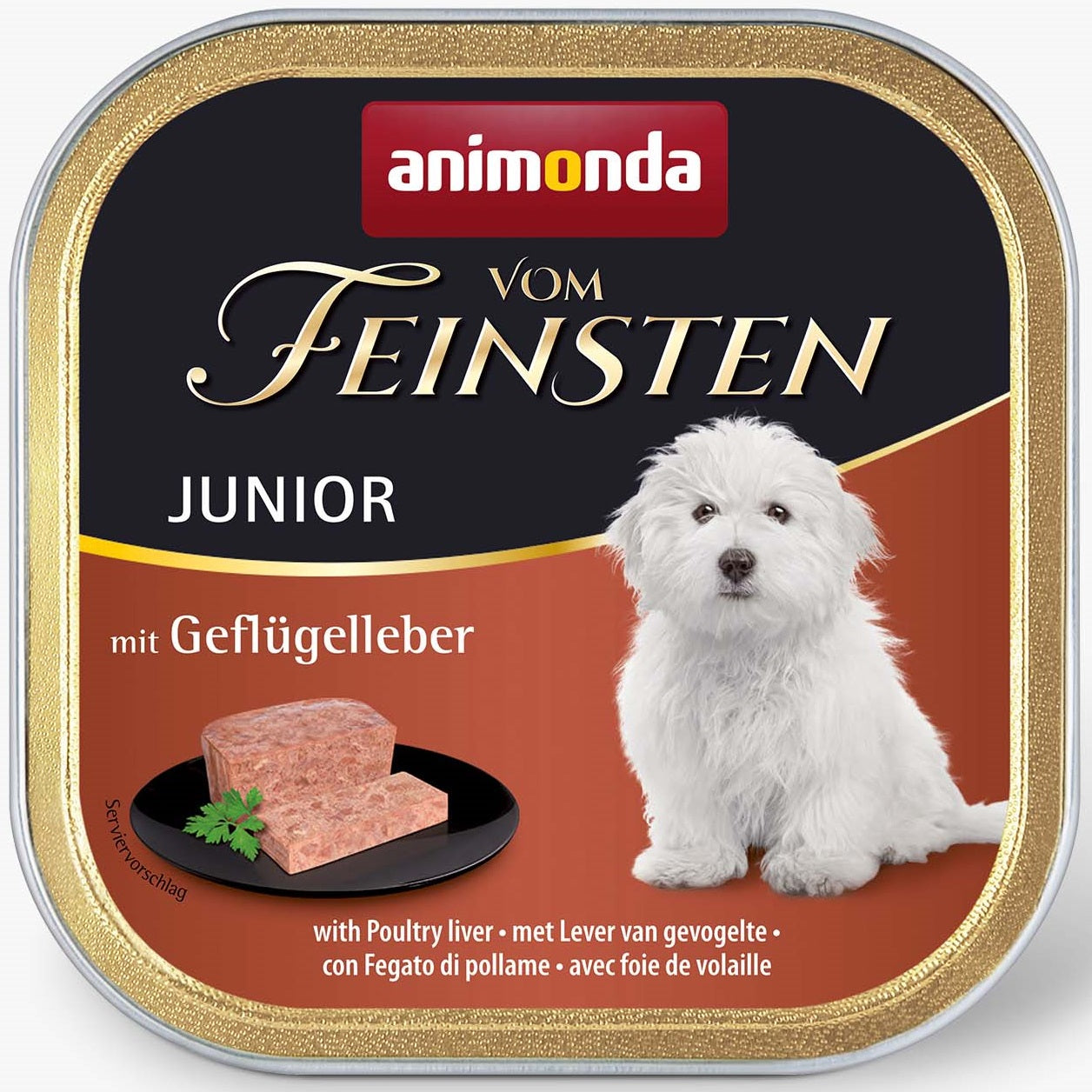 Animonda vom Feinsten Junior mit Geflügelleber 150g, 22 Stück