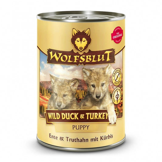 Wolfsblut Dose Wild Duck & Turkey Puppy 395g, 6 Stück