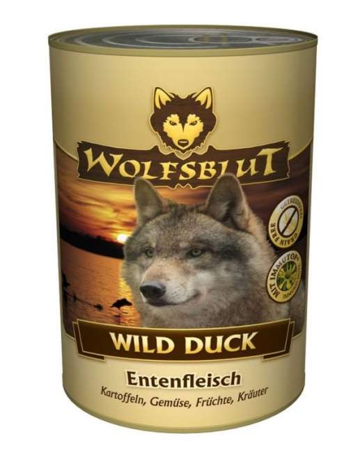 Wolfsblut Dose Wild Duck - 395 g, 6 Stück