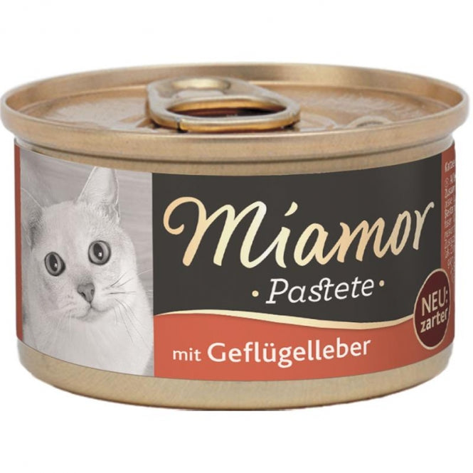 Miamor Pastete Geflügelleber 85g, 12 Stück