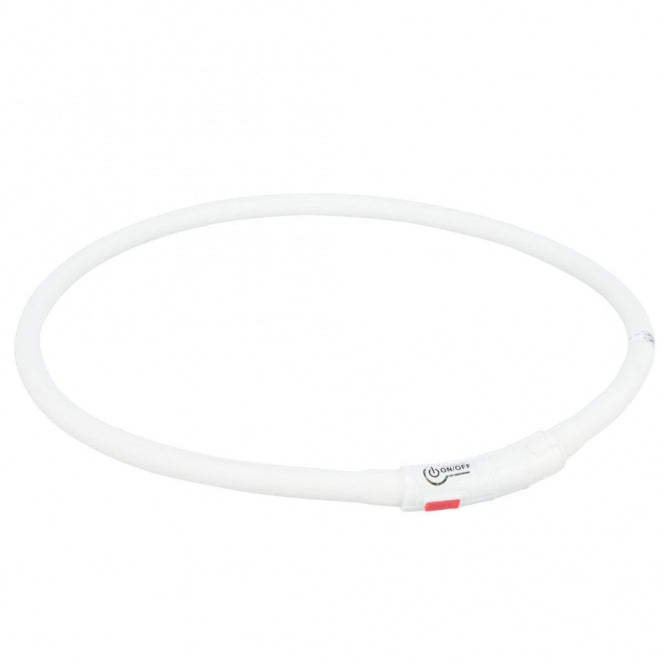 Trixie Flash Leuchtring USB aus Silikon - bunt