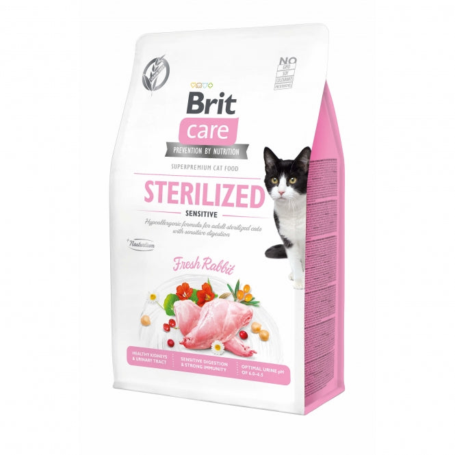 Brit Care Cat Grain-Free - Sterilized - Sensitive - 2kg Katzenfutter