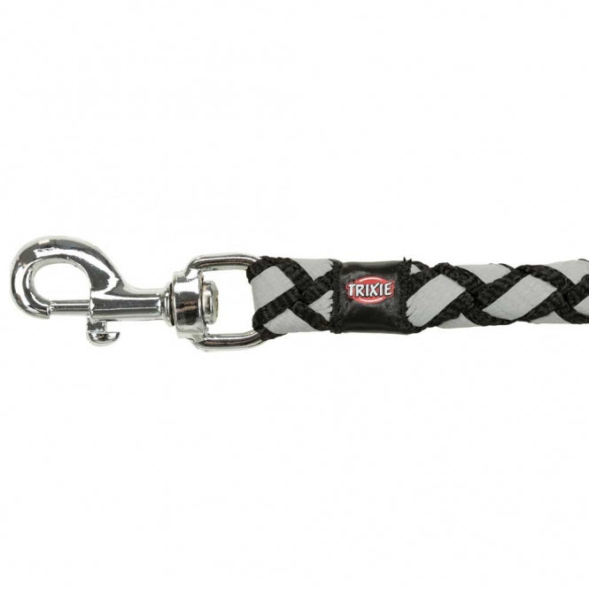 Trixie Cavo Reflect Leine - 1 m - Schwarz / S-M