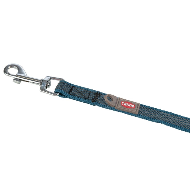 Trixie Schleppleine, gummiert - petrol - 10 m/17 mm