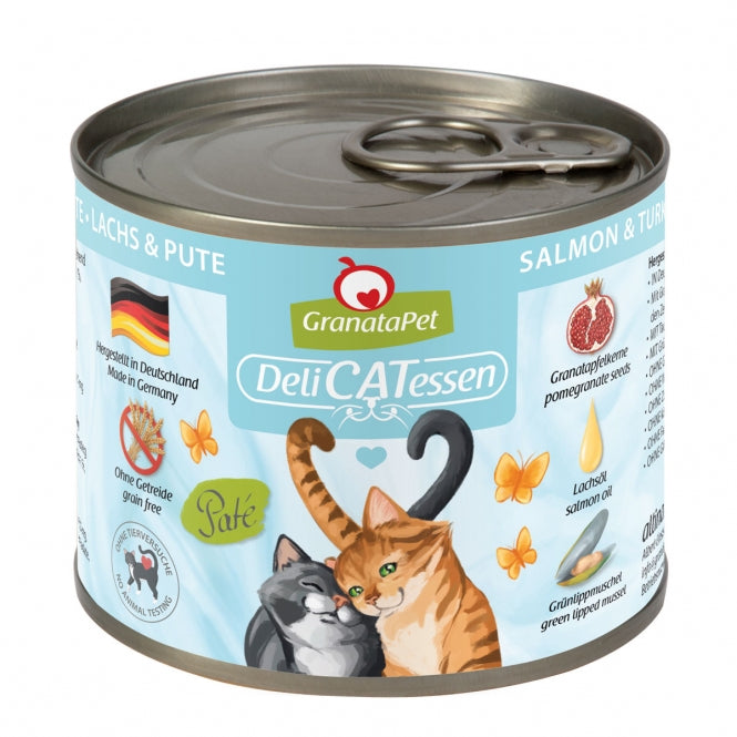 GranataPet Delicatessen Dose Lachs & Pute - 800 g, 6 Stück