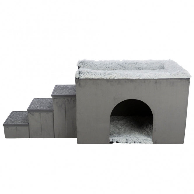 Trixie Höhle Harvey mit Treppe - 154 × 60 × 60 cm