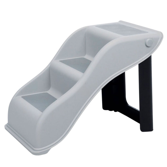 Trixie Treppe aus Kunststoff - hellgrau