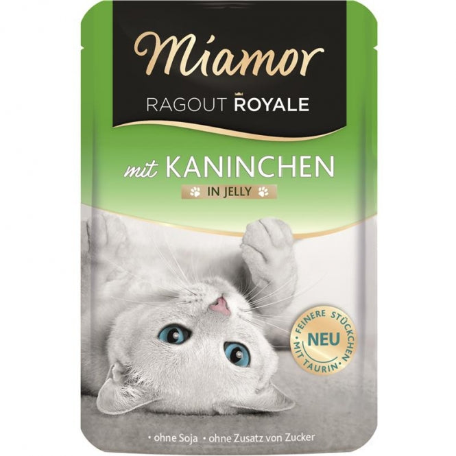 Miamor Ragout Royale in Jelly 100g - Kaninchen, 22 Stück