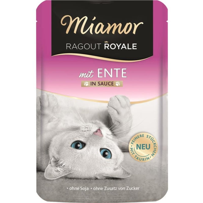 Miamor Ragout Royale in Soße 100g - Ente, 22 Stück