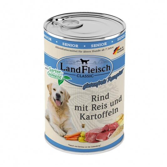 Landfleisch Dog Classic Senior Geflügel mit Reis, Paprika & Gartengemüse 400g