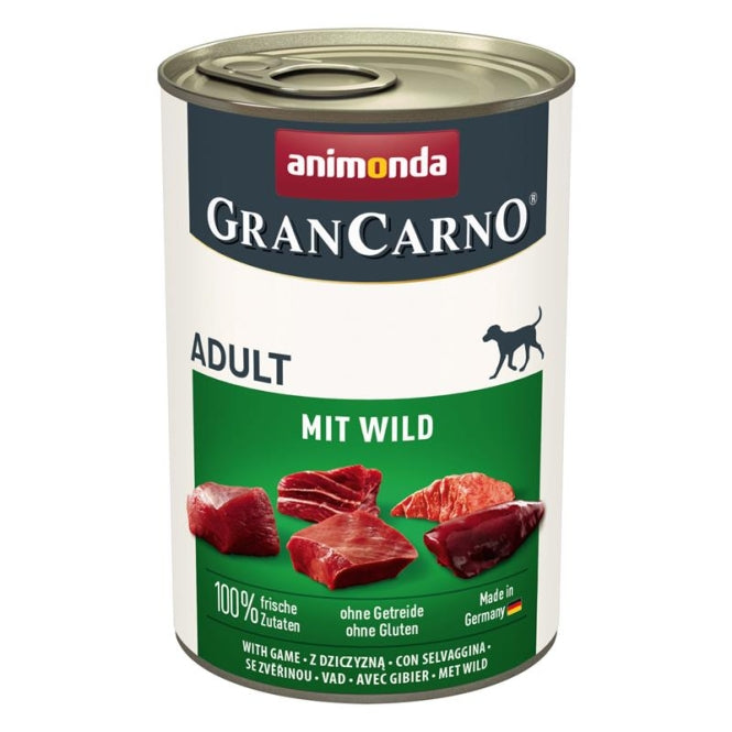 Animonda GranCarno Adult mit Wild - 400g, 6 Stück