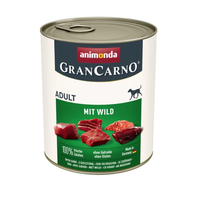 Animonda GranCarno Adult mit Wild - 800g, 6 Stück