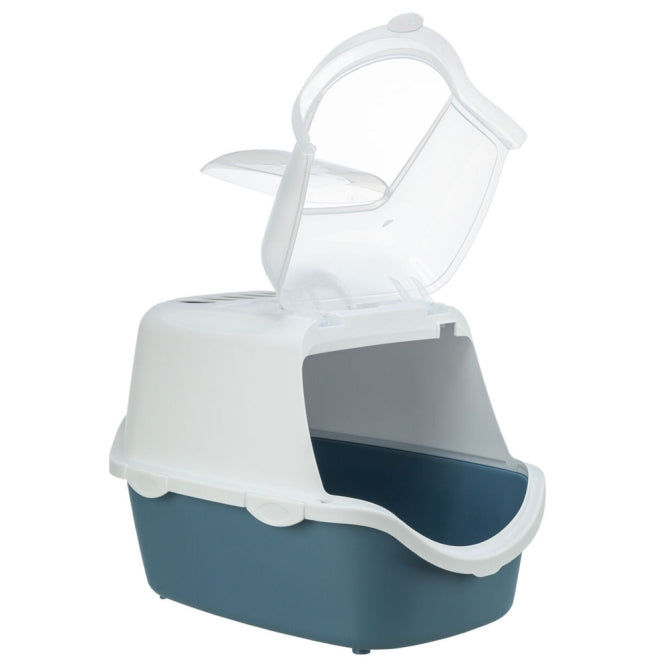 Trixie Katzentoilette Vico Easy Clean - blaugrau/weiß
