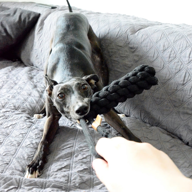 D&D Baumwollkegel Kurt - Schwarz - 36 x 5cm