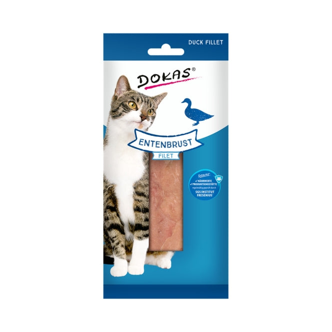 Dokas Cat Snack Entenbrust Filet 22g Tierbedarf