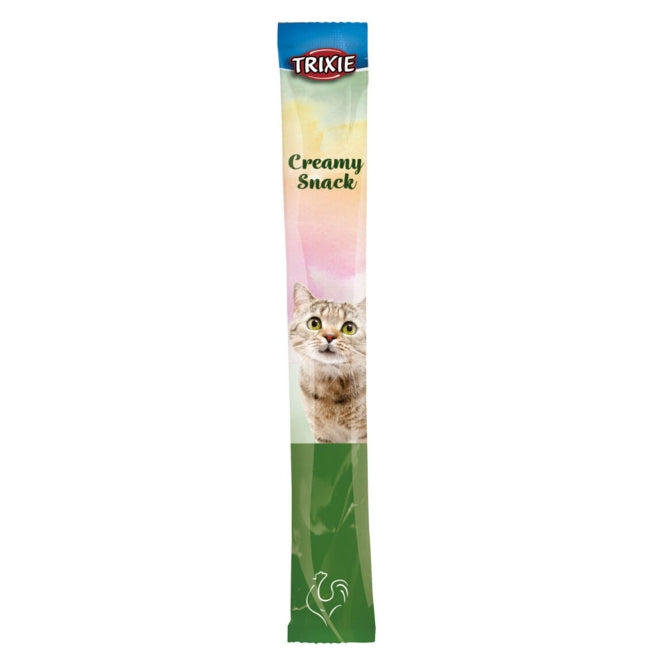 Trixie Creamy Snack mit Hühnerbrust - 5 × 14 g – Katzensnack