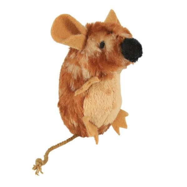 Trixie Plüschmaus mit Soundchip - 7 cm – Katzenspielzeug