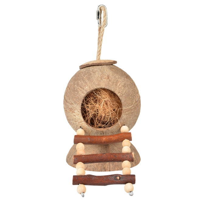 DUVO Duvoplus Coconut Jungle Haus mit Leiter – Kleintierzubehör
