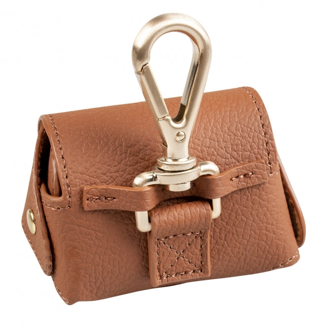 Duvoplus Hundekotbeutelspender Kunstleder - braun