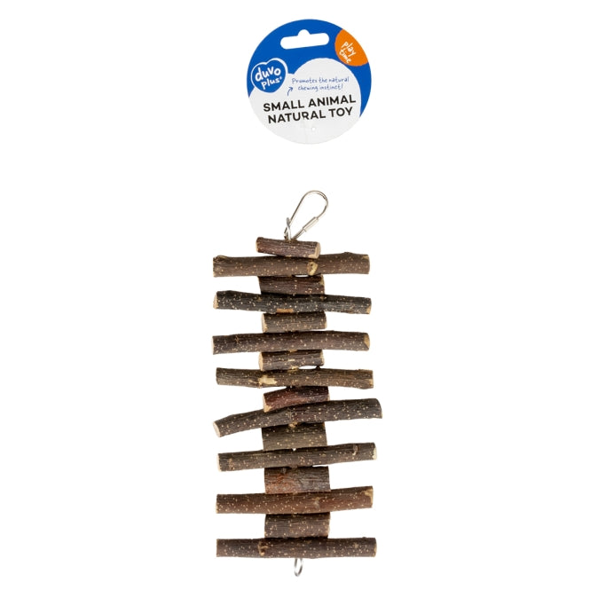 DUVO Duvoplus Kletterleiter aus Holz 24cm – Kleintierzubehör