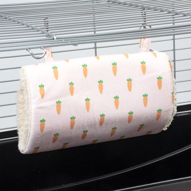 DUVO Duvoplus hängender Kuscheltunnel Carrot – Kleintierzubehör