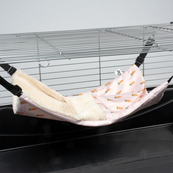 DUVO Duvoplus Hängematte & Kuschelsack Carrot – Kleintierzubehör