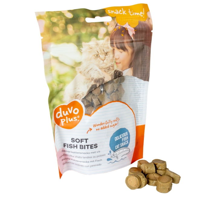 DUVO Duvoplus Cat Snack Weiche Fischsnacks 50g – Katzensnack