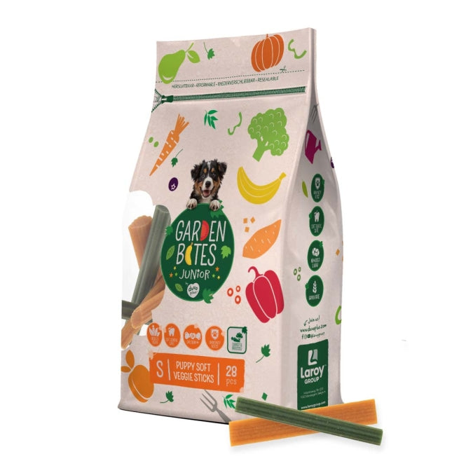 DUVO Garden Bites Puppy Soft Veggie Sticks - S - 8cm / 28 Stück – Hundesnack