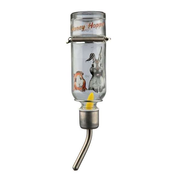 Trixie Honey + Hopper Glastränke - 500 ml – Kleintier-Napf & Tränke