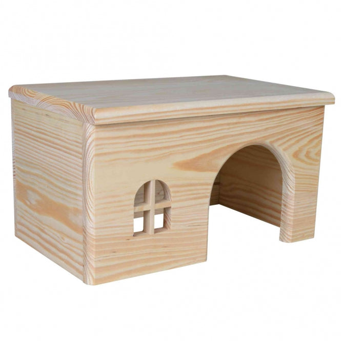 Trixie Holzhaus ohne Nägel - 28 x 16 x 18 cm – Kleintierzubehör
