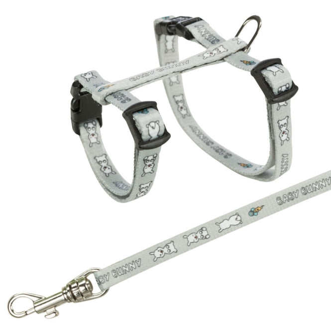 Trixie Kaninchen-Garnitur, extra klein, verstellbar – Tierleine