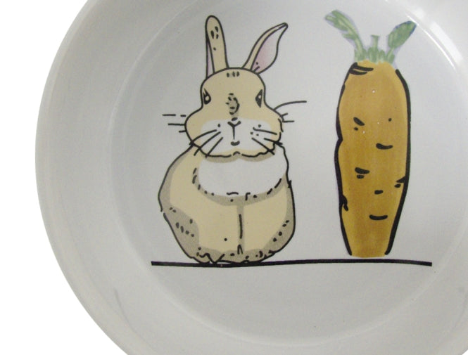 Nobby Kleintiernapf Carrot Plus - weiß – Kleintier-Napf & Tränke