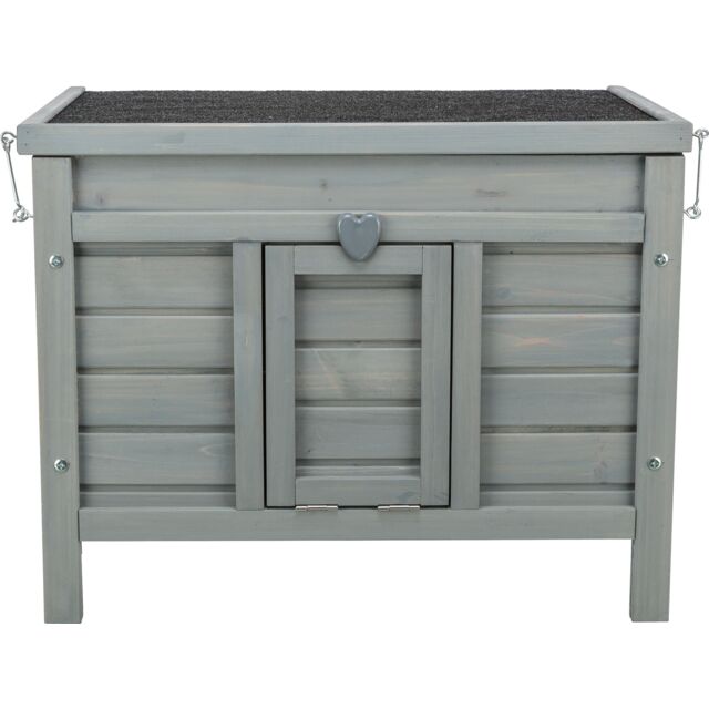 Trixie Kleintierhaus grau - 60 × 47 × 50 cm – Kleintierzubehör