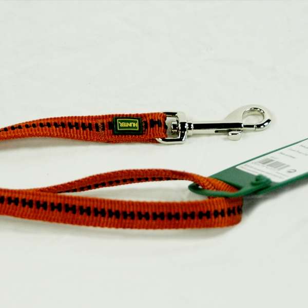 Hunter Führleine Power Grip Bronze - S: Breite: 15 mm  Länge: 110 cm