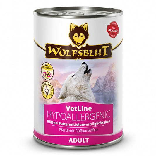 Wolfsblut Dose VetLine Hypoallergenic 395g, 6 Stück