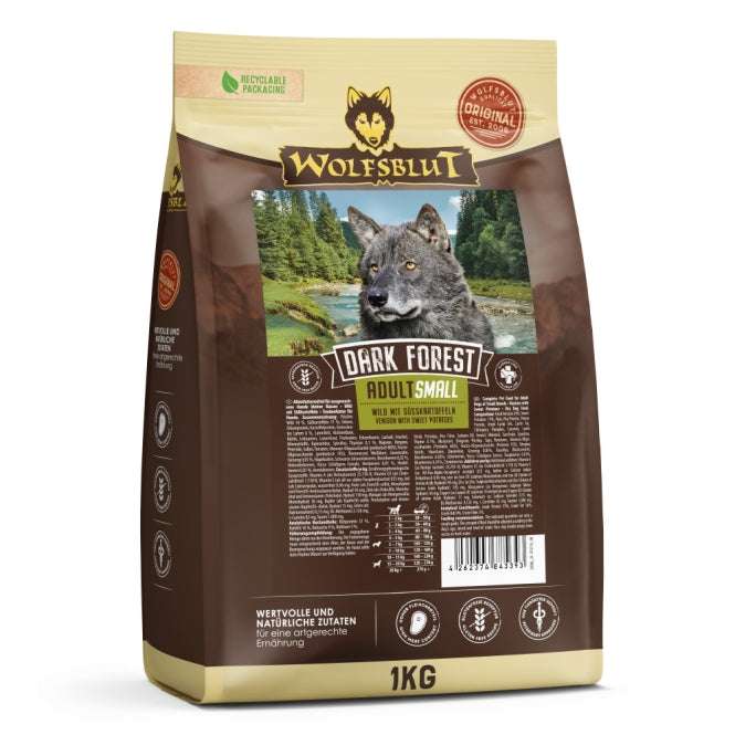 Wolfsblut Dark Forest Small Breed - 1 kg – Hunde-Trockenfutter