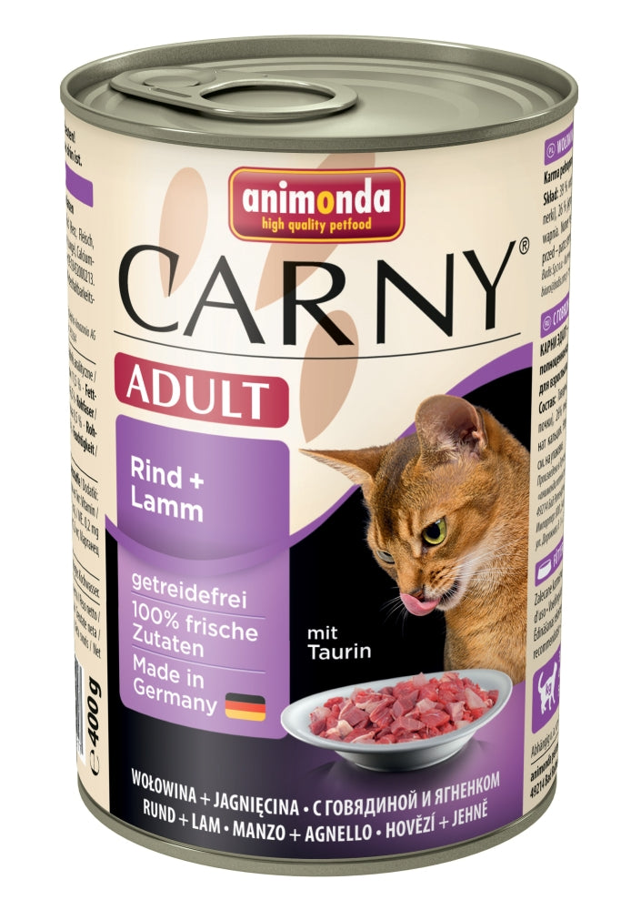 Animonda Cat Dose Carny Adult Rind & Lamm - 400 g, 6 Stück