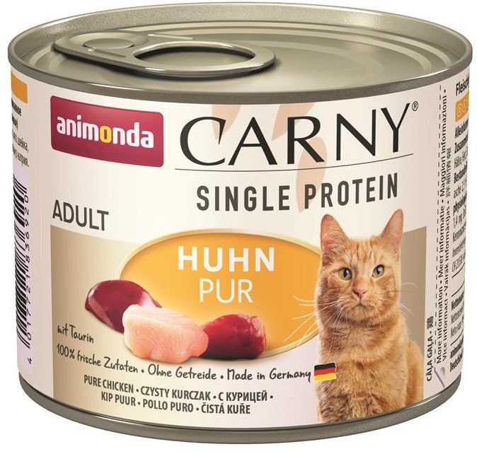 Animonda Cat Dose Carny Adult Single Protein Huhn 200g, 6 Stück