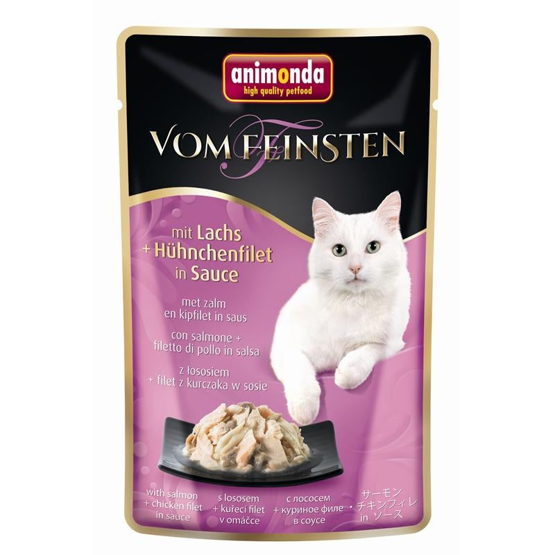 Animonda vom Feinsten mit Lachs&Hühnerfilet 50g, 18 Stück Katzenfutter