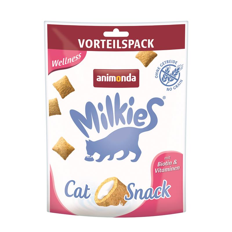 Animonda Snack Milkie Knusperkissen Wellness 120g, 6 Stück
